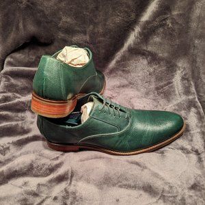 Cole Haan green leather dress shoes